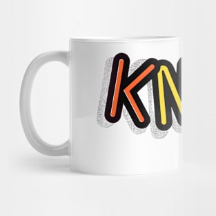 KMET Rocks --80s Aesthetic Mug